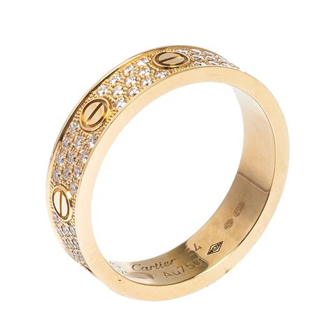 cartier 18k ring price|cartier bezel ring.